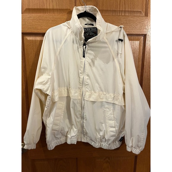 Pacific Trail Other - Vintage Pacific Trail DadCore Sportswear FullZip Windbreaker Jacket Ivory SizeXL
